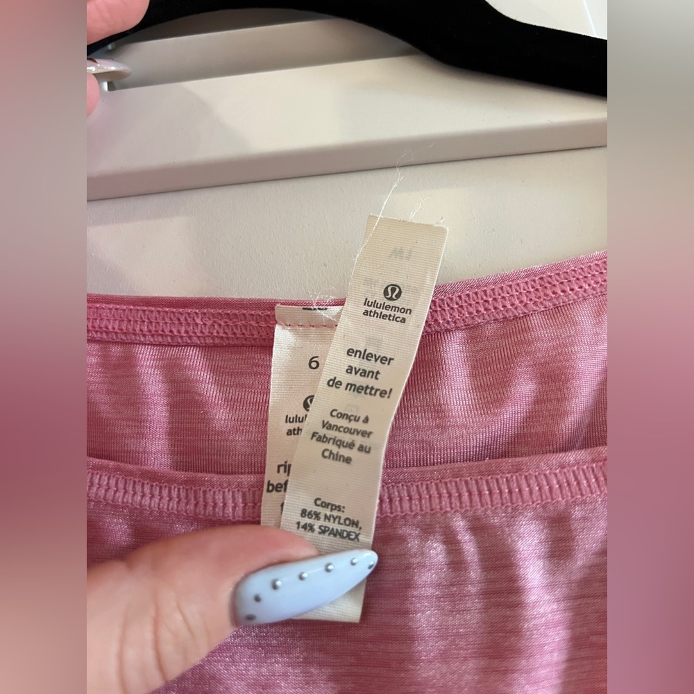 Lululemon Pink Tank - Picture 4 of 5